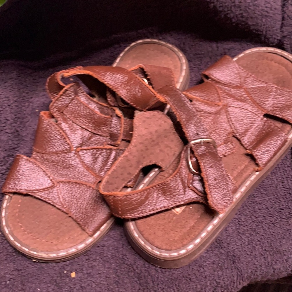 Artesanias OCHOA made in Mexico 🇲🇽 soft leather sandals with soft footbed